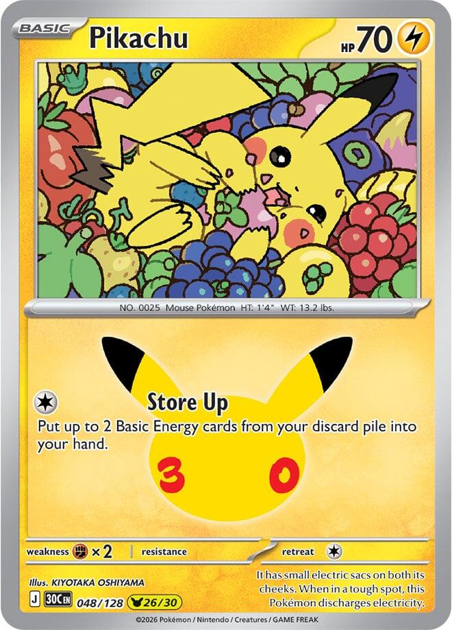 Pikachu — 30th Celebration